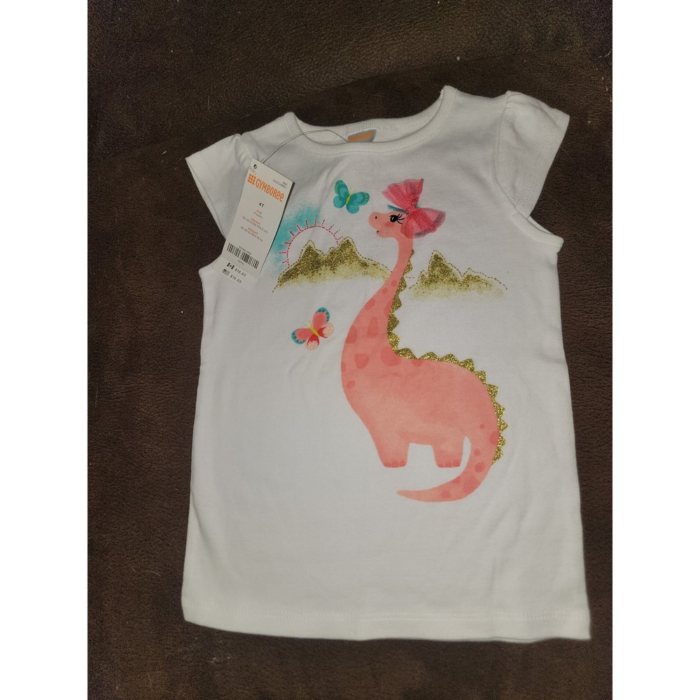 Gymboree outlet butterfly catcher dinosaur top size 4t nwt